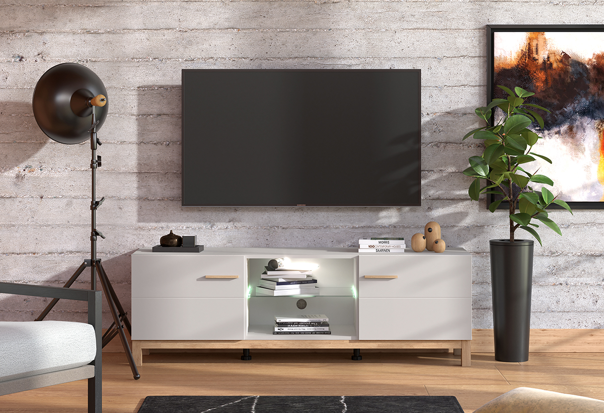 Παρουσιάζεται το έπιπλο σε ένα σαλόνι.